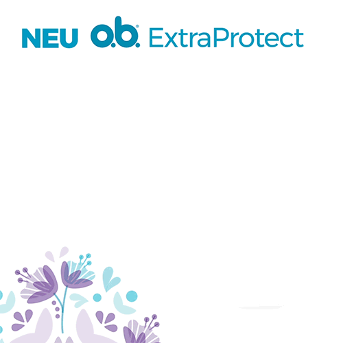 Animation zur o.b.® Extra Protect Produktlinie